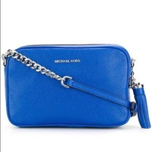 MICHAEL MICHAEL KORS: Ginny Leather Crossbody Bag